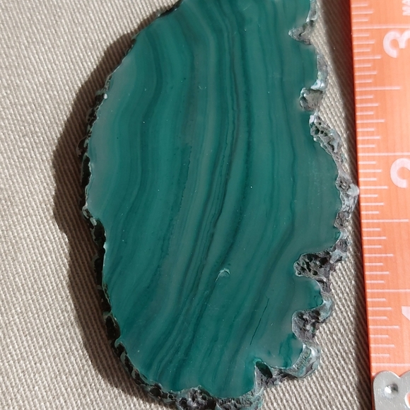Boho dyed agate slice layered necklace - Picture 6 of 6